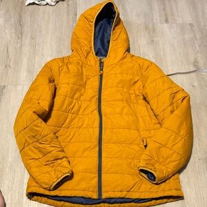 Peter Storm Yellow and Blue Puffer Jacket